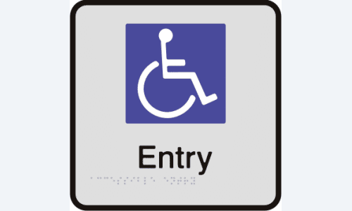 Wheelchair entry, accessibility