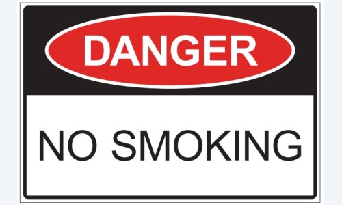 Danger No Smoking