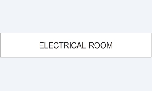 Electrical Room Door Sign