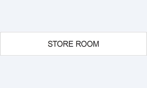Store Room Door Sign