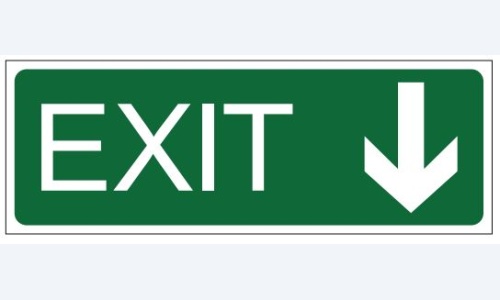Exit (Arrow Down)