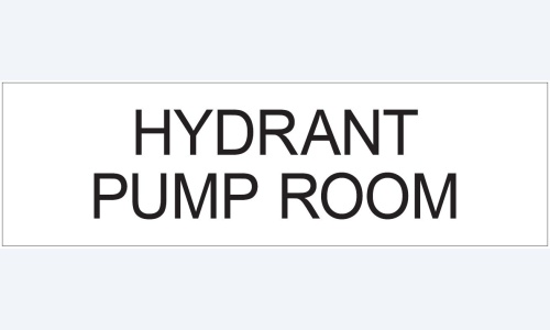 Hydrant Pump Room