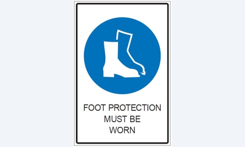 Foot Protection Must Be Worn