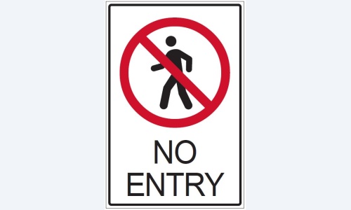 No Entry