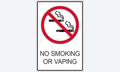No Smoking or Vaping