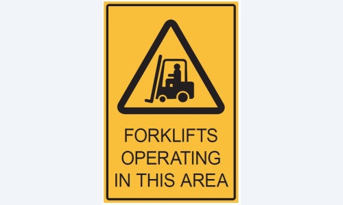 Forklifts Operating In This Area
